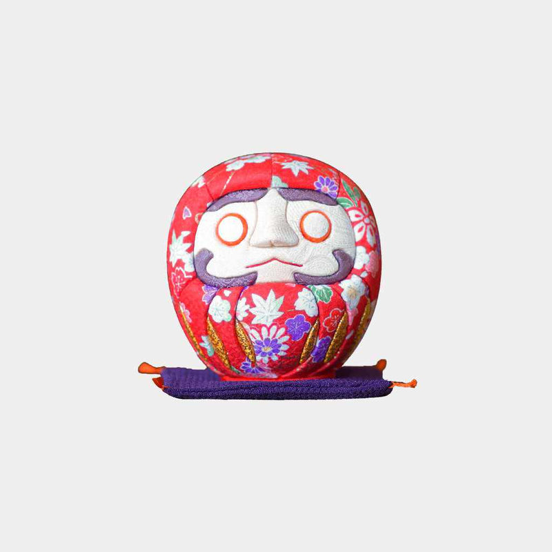 【だるま】江戸だるま (大) 友禅 紅白 | 江戸木目込み | 柿沼人形