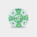 【古伊万里焼】林九郎窯 皐月 15cmプレート moegi