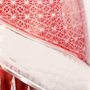 【グラス】ienomi 白蛇 -haku ja- (赤)｜切子