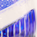 【グラス】ienomi 白蛇 -haku ja- (青)｜切子