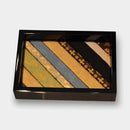 【トレイ】木目込み (漆 黒) S | 江戸木目込み | 柿沼人形