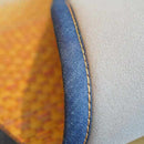 【い草-畳】イケヒコ い草ラグ デニムFジョイ 赤 (楕円：190×210cm)