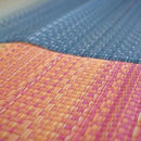 【い草-畳】イケヒコ い草ラグ デニムFジョイ 赤 (楕円：190×210cm)