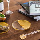 【夫婦箸/箸置きセット】クリア (金糸) | 金沢箔 | 箔一