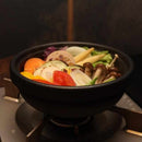 【炭鍋 IH対応】楽ごころ 小 直火・IH両用 日本製 遠赤外線効果で旨味凝縮