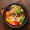 【炭鍋 IH対応】楽ごころ 小 直火・IH両用 日本製 遠赤外線効果で旨味凝縮