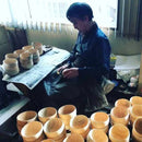 【アンブレラボトル】thermo mug × 土直漆器 うるし鳥獣戯画 (ブラック) | 越前漆器 | 匠市