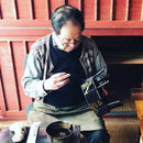 【アンブレラボトル】thermo mug × 土直漆器 うるし波千鳥 (ブラック) | 越前漆器 | 匠市