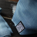 【ストール】天然パステル 手染め | 藍染 | インディゴ気仙沼