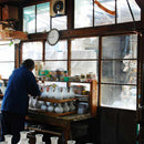 【帯留め】はな 赤 | 有線本七宝