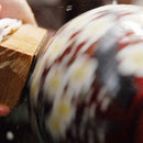 【一輪挿し】4.5玉形 陽(赤) | 無線銀貼七宝