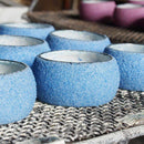 【お皿】菓子器 宙(紺) | 無線銀貼七宝