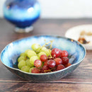 【お皿】菓子器 宙(紺) | 無線銀貼七宝