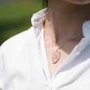 【ペンダント】極上 蝶々 紫 | 有線本七宝