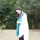 【絞り染め】三毳山麓工房 ストール ナスカ地紋 ブルー