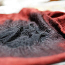 【絞り染め】三毳山麓工房 ストール ナスカ地紋 レッド