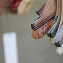 【絞り染め】三毳山麓工房 ストール ナスカ地紋 レッド