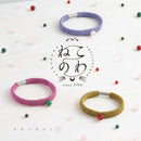 【京念珠】ねこのわ (中野伊助) 猫用ネックレス ＆ ピアスセット GINKAKU