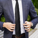 【西陣織】Nekado プリーツタイ サテンブラック