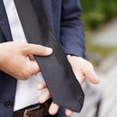 【西陣織】Nekado プリーツタイ サテンブラック