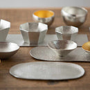 【酒器】片口 - 小 & ぐい呑 錫・金箔セット (桐箱入) | 鋳物 | 能作