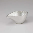 【酒器】片口 - 小 & ぐい呑 錫・金箔セット (桐箱入) | 鋳物 | 能作