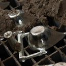 【酒器】片口 - 大 & ぐい呑 2ヶセット (桐箱入) | 鋳物 | 能作