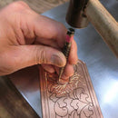 【バレッタ】忍冬唐草彫 ゴールド | 尾張仏具