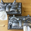 【三州鬼瓦】鬼福製鬼瓦所 ティッシュケース（笑顔の鬼瓦）