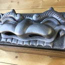 【三州鬼瓦】鬼福製鬼瓦所 ティッシュケース（笑顔の鬼瓦）