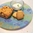 【お皿】 ORI-ZARA (桜) ブルー L｜西陣織