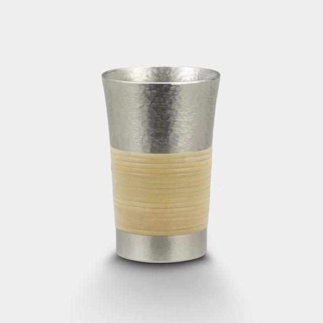 【タンブラー】籐巻きスタンダード | 大阪浪華錫器