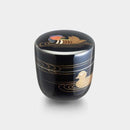 【茶壷】輪島仕上げ 棗 おしどり 蒔絵 | 大阪浪華錫器