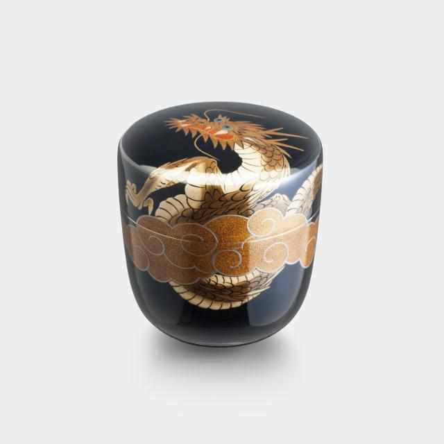 【茶壷】輪島仕上げ 棗 龍 蒔絵 | 大阪浪華錫器