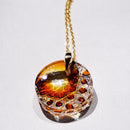 【ペンダント】狐月 -kogetu-｜切子