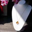 【ペンダント】狐月 -kogetu-｜切子