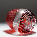 【グラス】ienomi 白蛇 -haku ja- (赤)｜切子