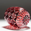 【グラス】ienomi 菊七宝 -kiku shippo- (赤)｜切子