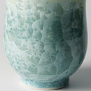 【湯呑み2点セット】花結晶 (緑 茶) | 京焼-清水焼 | 陶葊