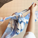 【風呂敷】鶴霞 たづかすみ (二越ちりめん96cm) | 超撥水加工| 朝倉染布