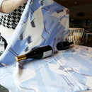 【風呂敷】鶴霞 たづかすみ (二越ちりめん96cm) | 超撥水加工| 朝倉染布