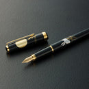 【万年筆】月と兎 (中字) | 金沢箔 | 箔一