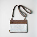 【サコッシュ】 ブルー チョコミント｜西陣織