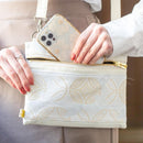 【サコッシュ】 ホワイト ショートケーキ｜西陣織