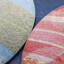 【お皿2点セット】ORI-ZARA (華七宝) ベージュ＆ホワイト | 西陣織 | RE:NISTA