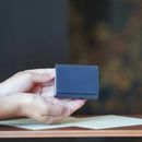 【小銭入れ】ボックス (群青) | 松阪牛革 | バンビ