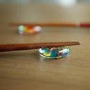 【箸/箸置きセット】まつりはなび | 津軽びいどろ | 北洋硝子 (アデリア)