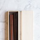 【夫婦箸】八角箸ペア | 若狭の塗箸 | 箸蔵まつかん