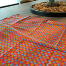 【風呂敷】スクエア レッド｜手捺染