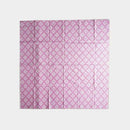 【風呂敷】ダイヤ ピンク｜手捺染